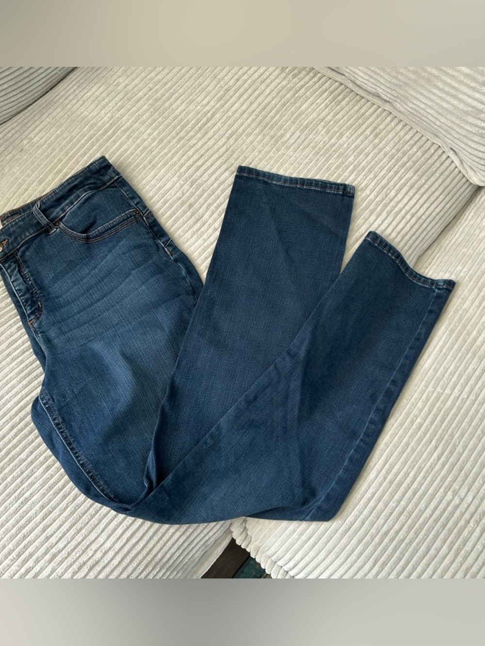 Chico's Dark Blue So Slimming Jeans